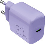 Puro Pro Lite 30W USB-C Wall Charger - Purple - (PUTCUSBC30WDYPINK17)