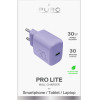 Puro Pro Lite 30W USB-C Wall Charger - Purple - (PUTCUSBC30WDYPINK17)
