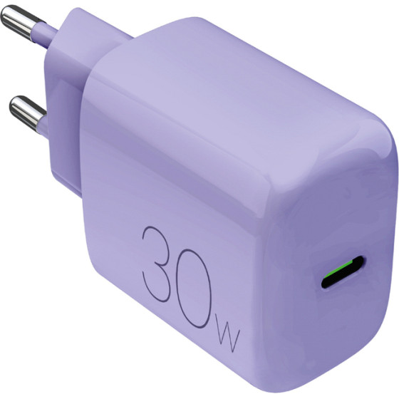 Puro Pro Lite 30W USB-C Wall Charger - Purple - (PUTCUSBC30WDYPINK17)