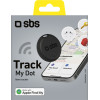 SBS Track My Circle Locator Compatible With Apple Find My - Black - (TEFINDTAGAPK)