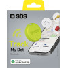 SBS Track My Circle Locator Compatible With Apple Find My - Green - (TEFINDTAGAPC)