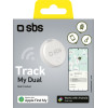 SBS Universal Locator Track My Dual - White - (TEFINDTAGAPGOW)