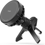 Ringke - Car Holder With Wireless Charging Peltier - Magnetic, Qi2, For Air Vent, 25W - Black
