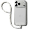 Ringke - Universal Holder Hand Strap Link Flow P-Type - Crossbody Lanyard For Phone Cases, Adjustable - Cloud White