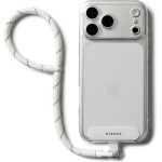 Ringke - Universal Holder Hand Strap Link Flow P-Type - Crossbody Lanyard For Phone Cases, Adjustable - Cloud White