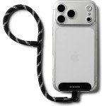 Ringke - Universal Holder Hand Strap Link Flow P-Type - Crossbody Lanyard For Phone Cases, Adjustable - Shade Black