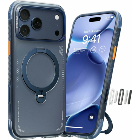 Torras - Ostand Spin Air Series - Iphone 17 Pro - Midnight Blue - (X00FX3012)