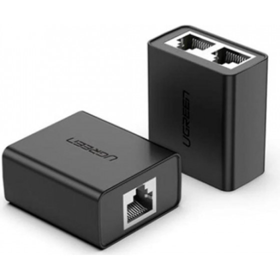 Ugreen Ethernet Adapter CM210, RJ45 - 2 x RJ45, Black