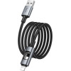 Hoco Led Cable Usb A To Lightning 2,4A 1,2 m U144 black