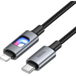 Hoco Led Cable Usb C To Lightning Pd 27W 1,2 m U144 black