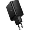 Hoco Phone Charger 2x Usb C + Usb A QC3.0 Pd 3A 65W N75 black