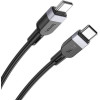 Hoco Silicone Cable Usb C To Usb C 3A 60W 1 m X109 black