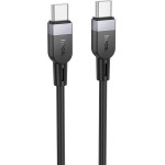 Hoco Silicone Cable Usb C To Usb C 3A 60W 3 m X109 black