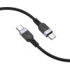 Hoco Silicone Cable Usb C To Usb C 3A 60W 3 m X109 black