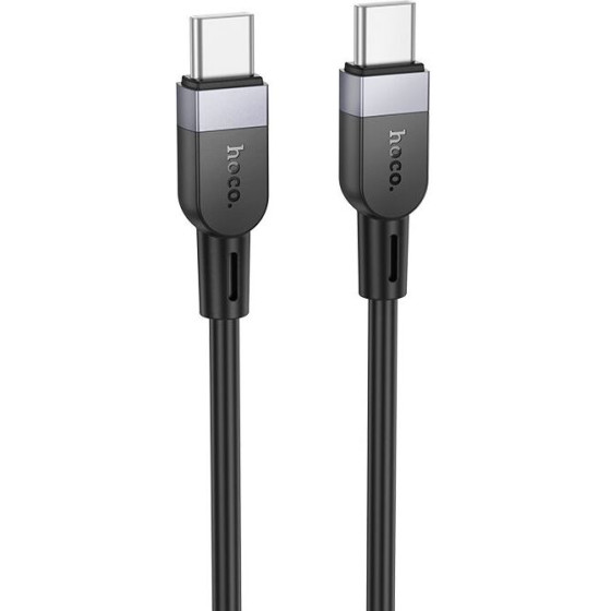 Hoco Silicone Cable Usb C To Usb C 3A 60W 3 m X109 black