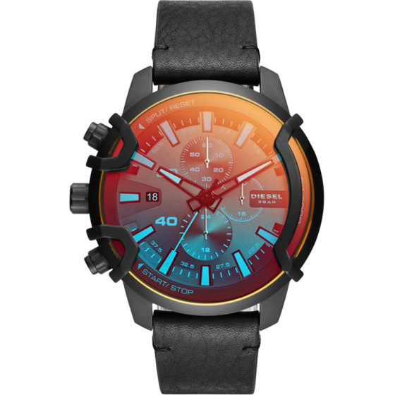 DIESEL Men's watch Griffed Chronograph + Box - (DZ4519)