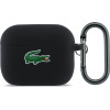 LACOSTE Liquid Silicone Croc Logo Case For Airpods Pro 3 Black - (LCAP3SLOK)