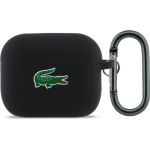 LACOSTE Liquid Silicone Croc Logo Case For Airpods Pro 3 Black - (LCAP3SLOK)