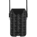 LACOSTE Pvc Blend Monogram Phone Pouch Xl Black - (LCPSP15XPBSK)