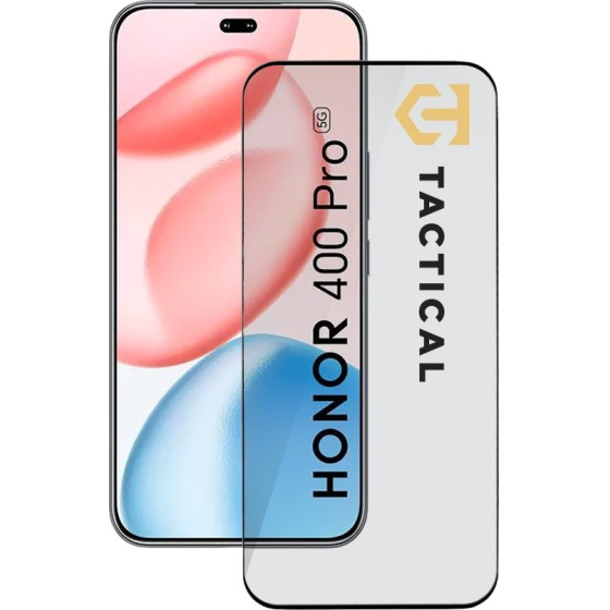 Tactical Glass Shield 5D For Honor 400 Pro Black - (57983126837)