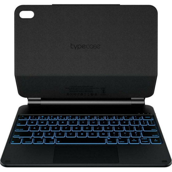 Typecase Case Edge With Keyboard For Ipad 11'' (A16) 2025 / Ipad 10.9'' 2022 Black - (KB206-100-D-BLK-BLK-B-US-V5B)