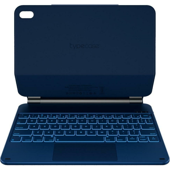 Typecase Case Edge With Keyboard For Ipad 11'' (A16) 2025 / Ipad 10.9'' 2022 Pacific Blue - (KB206-100-D-PBU-PBU-B-US-V5B)