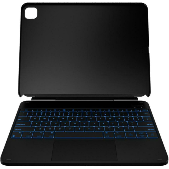 Typecase Case Edge+ With Keyboard For Ipad Air 13 2024/2025 Carbon Fiber - (KB206-129-E-CBKCBK-BLK-B-US-V5)