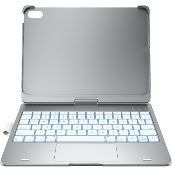 Typecase Case Flexbook Touch With Keyboard For Ipad 11 (A16) 2025 / Ipad 10.9 2022 Silver - (KB201T-100-B-SLV-WHT-B-US-V3)
