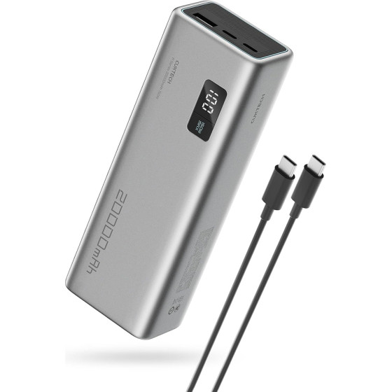 Cuktech P+Series No. 15 Powerbank 150W 20000mAh - Gray - (CUKPB200GLBK)