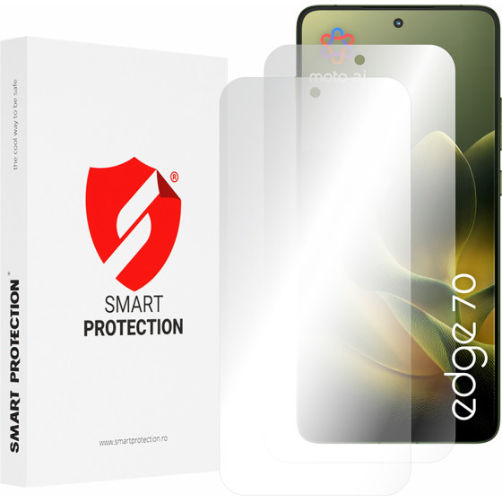Smart Protection - Premium Classic (2 pack) - Motorola Edge 70 - Clear