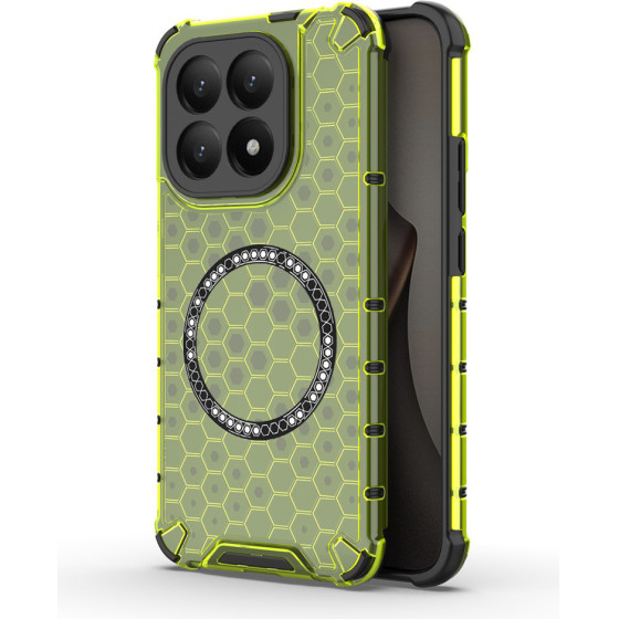 Techsuit - Honeycomb Shield Magsafe - Xiaomi 15T - Lime Green