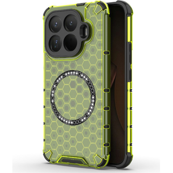 Techsuit - Honeycomb Shield Magsafe - Xiaomi 15T Pro - Lime Green
