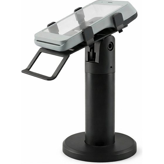 Techsuit - Pos Stand Paynest (POS1) - 270� Horizontal Rotation, Tilt Up To 30�, Hold Steadily, 3M Adhesive - Black