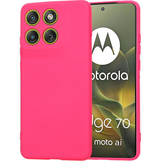 Techsuit - Softflex - Motorola Edge 70 - Hot Pink