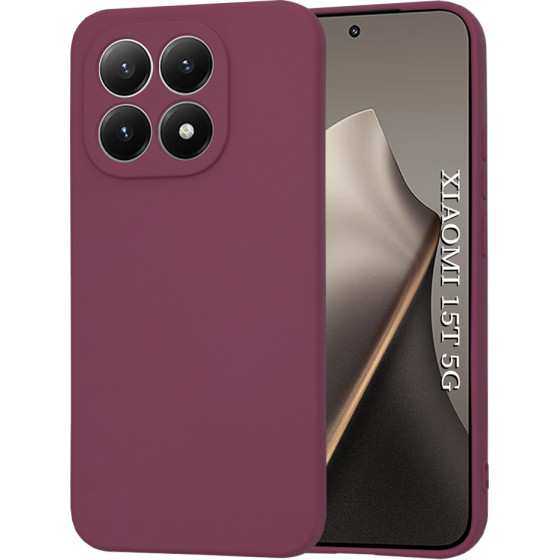 Techsuit - Softflex - Xiaomi 15T - Plum Red