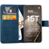 Lime Successories Lime ���� Xiaomi 15T Pro 5G 6.83'' Essential Magnet Book Stand Clip Dark BLUE