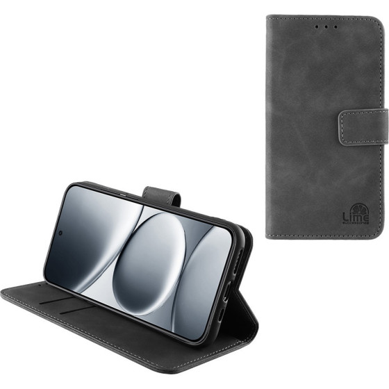 Lime Successories Lime ���� Xiaomi Redmi Note 15 Pro Plus 5G 6.83'' Essential Magnet Book Stand Clip GREY