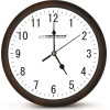 Esperanza Los Angeles Mechanical Clock Round Black, White - (EHC015W)