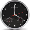 Esperanza Washington Black Mechanical Wall Clock Round Black - (EHC008K)