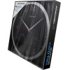 Esperanza Washington Black Mechanical Wall Clock Round Black - (EHC008K)