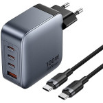 Vention 100W Charger 1xUSB-A 3xUSB-C + Cable - (TZ-FETH0-EU)