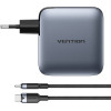 Vention 100W Charger 1xUSB-A 3xUSB-C + Cable - (TZ-FETH0-EU)