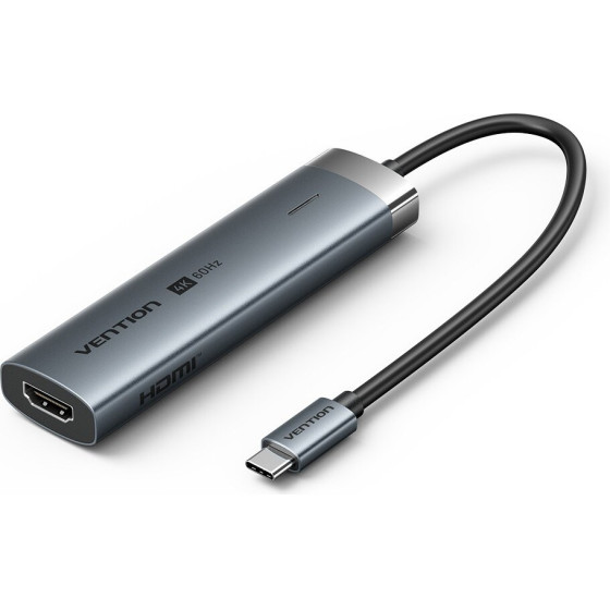 Vention 5-in-1 USB-C Hub 100W Pd 5GBps 4K@60Hz - (TGMHB)