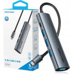 Vention Hub 5v1 USB-C 3.0 0.15m - (TGZHB)