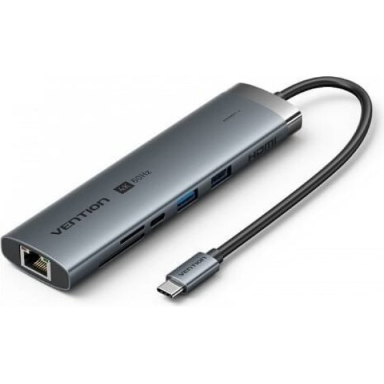 Vention USB-C 9-in-1 4K 60Hz 100W Docking Station - (TGVHB)
