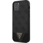 Guess Pu 4G Triangle Case For Iphone 12/12 Pro 6.1 Grey - (GUHCP12MPU4GHBK)