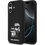 Karl Lagerfeld Liquid Silicone K&Ch Sketch Magsafe Case For Iphone 17 Black - (KLHMP17SSKCGRGOK)