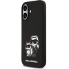 Karl Lagerfeld Liquid Silicone K&Ch Sketch Magsafe Case For Iphone 17 Black - (KLHMP17SSKCGRGOK)