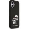 Karl Lagerfeld Liquid Silicone K&Ch Sketch Magsafe Case For Iphone 17 Black - (KLHMP17SSKCGRGOK)