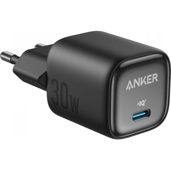 Anker Wall Charger Zolo, 30W, 3A, 1 x USB-C, Black - (A2698G11)
